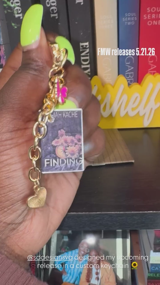 Finding My Way Book Charm